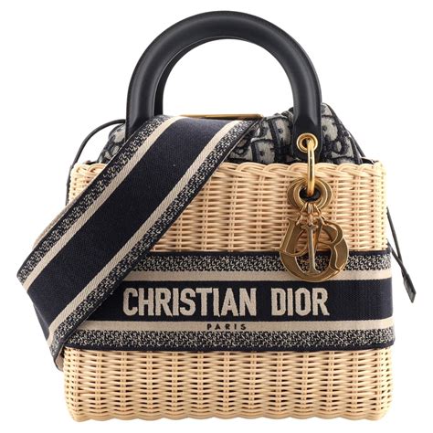 lady dior dust bag|lady dior wicker bag.